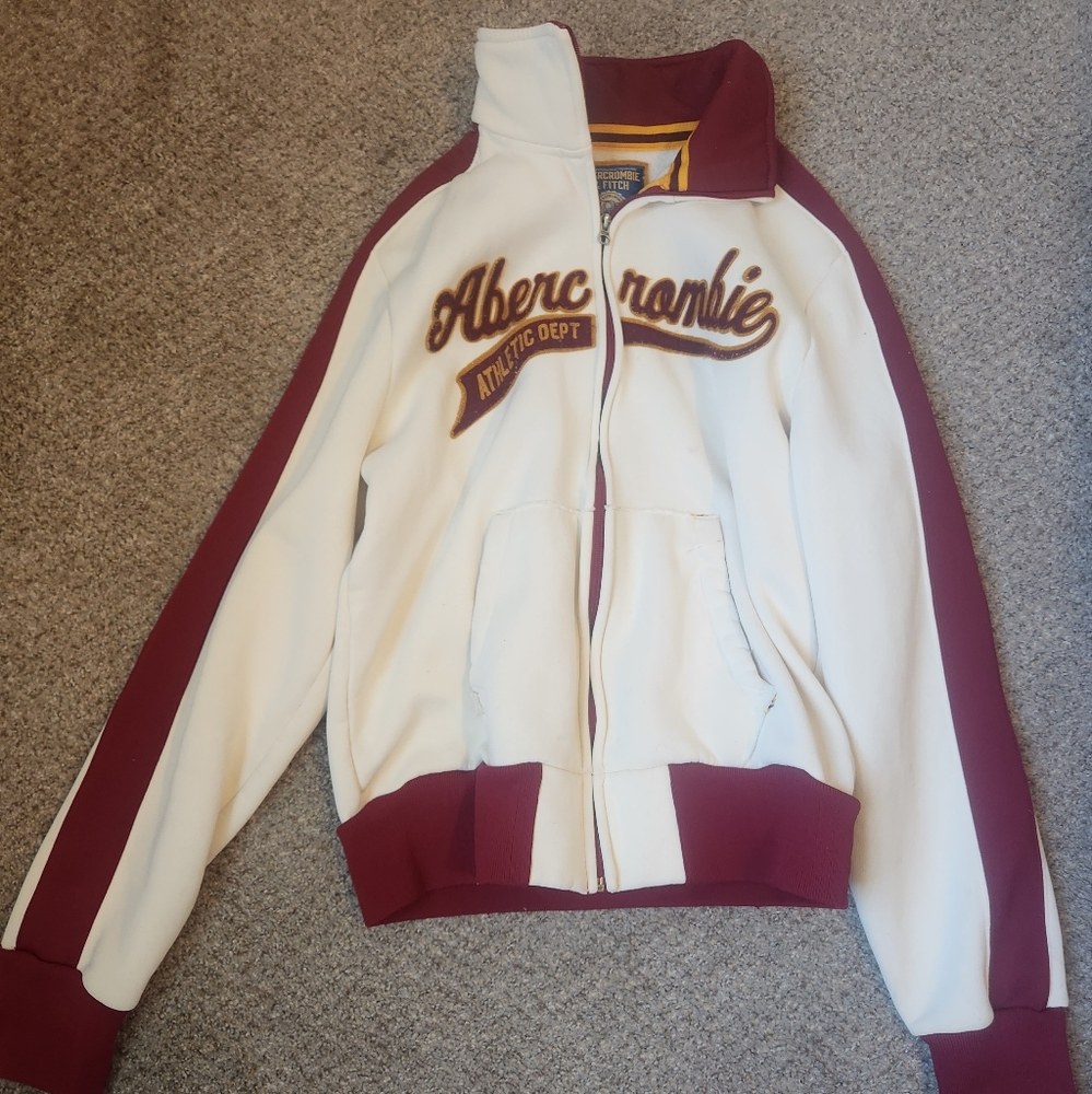 Vintage 2005 Abercrombie fleece Varsity Jacket